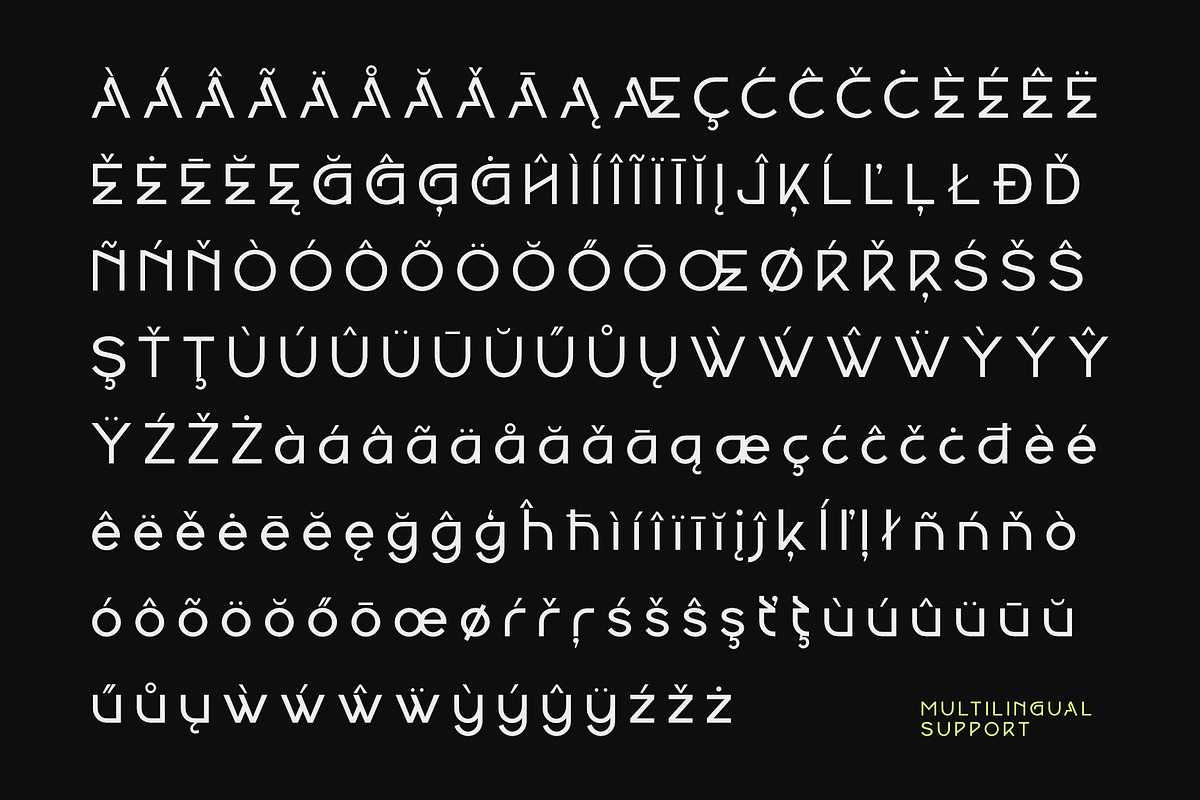 Agern - Modern Stylish Logo Font, a Sans Serif Font by Sealoung (Photo 8 of 10)