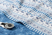 Blue tropical summer beach patterns, a Pattern Graphic by Tani Kuzminka (Thumbnail 21 of 22)