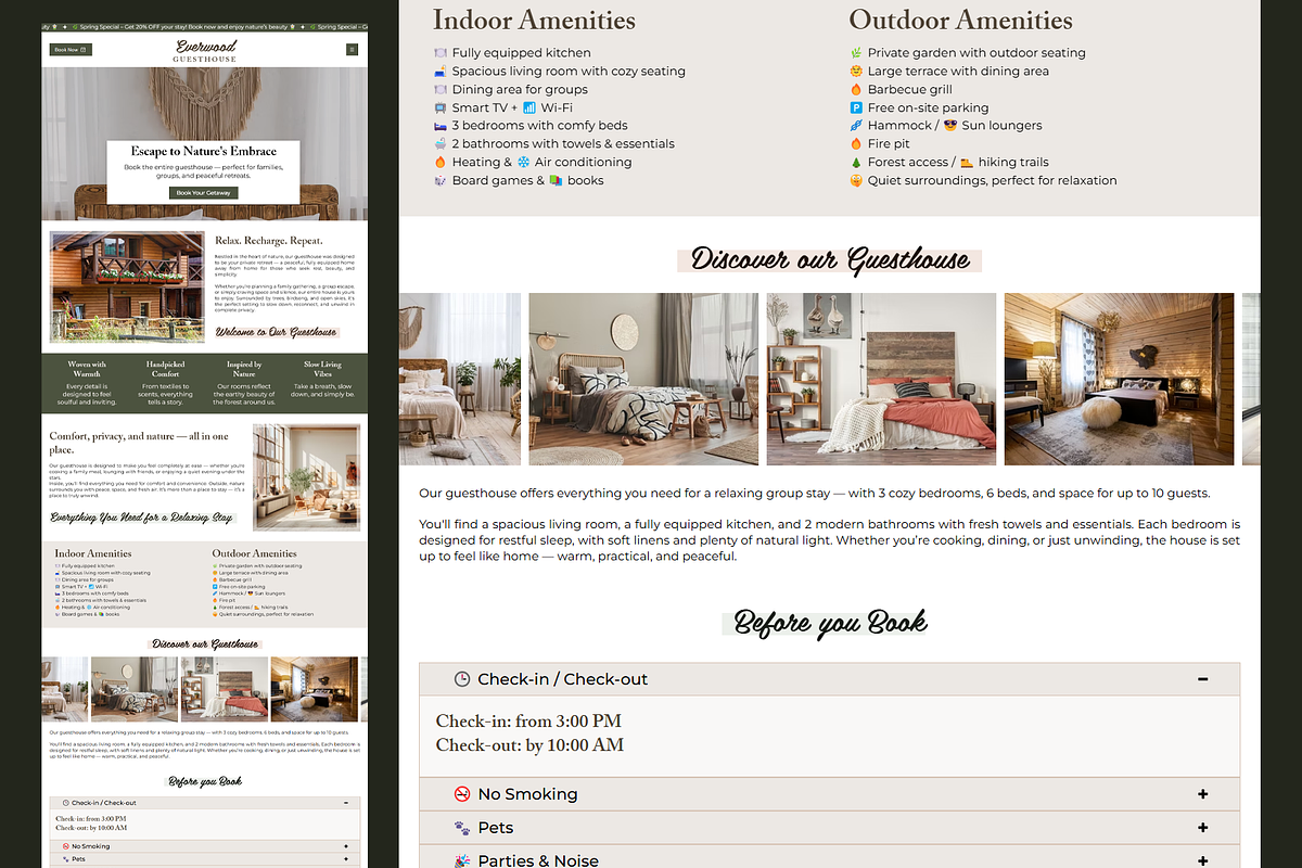 Guesthouse - Wix Studio Website preview 6