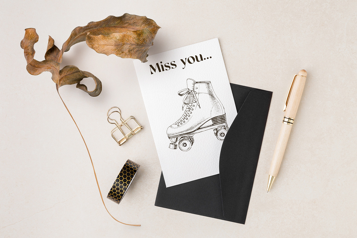 Nostalgia - vintage objects set, an Object Graphic by handsketched (Photo 3 of 10)