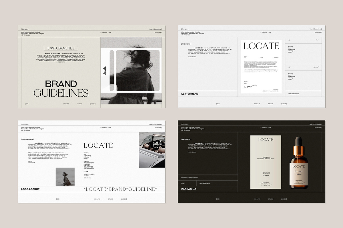 LOCATI Brand Guideline, a Presentation Template by Studio Elevate (Photo 9 of 11)
