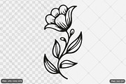 Floral Design SVG PNG Bundle, an Illustration by Actual Pixel (Thumbnail 5 of 22)