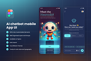 AI ChatBot IOS App UI Kit, an UI Kit Template by PixelPerfect (Thumbnail 1 of 5)