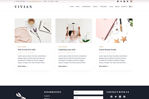 Vivian - WordPress Kadence Theme