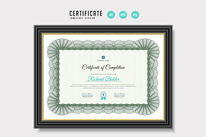 027. Elegant Certificate Template