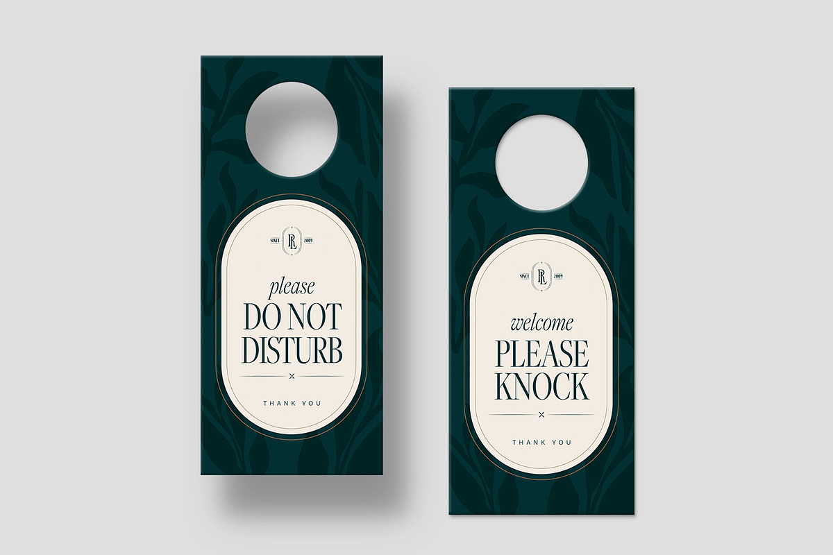 Door Hanger Template, a Stationery Template by BrandPacks (Photo 2 of 7)