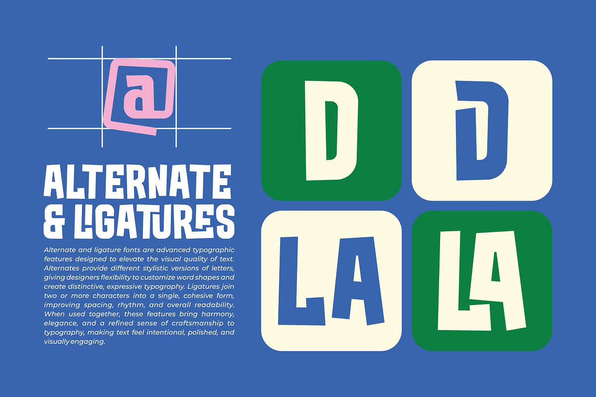 Bureos | Modern Playful Display Font, a Handwritten Font by Ermedia Studio (Photo 7 of 10)