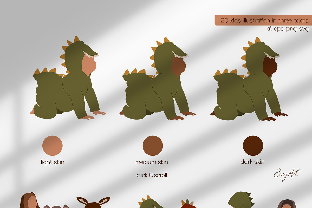 Baby vector collection, an Illustration by EasyArt (Photo 5 of 12)