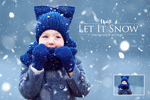 Let It Snow! Photoshop Action