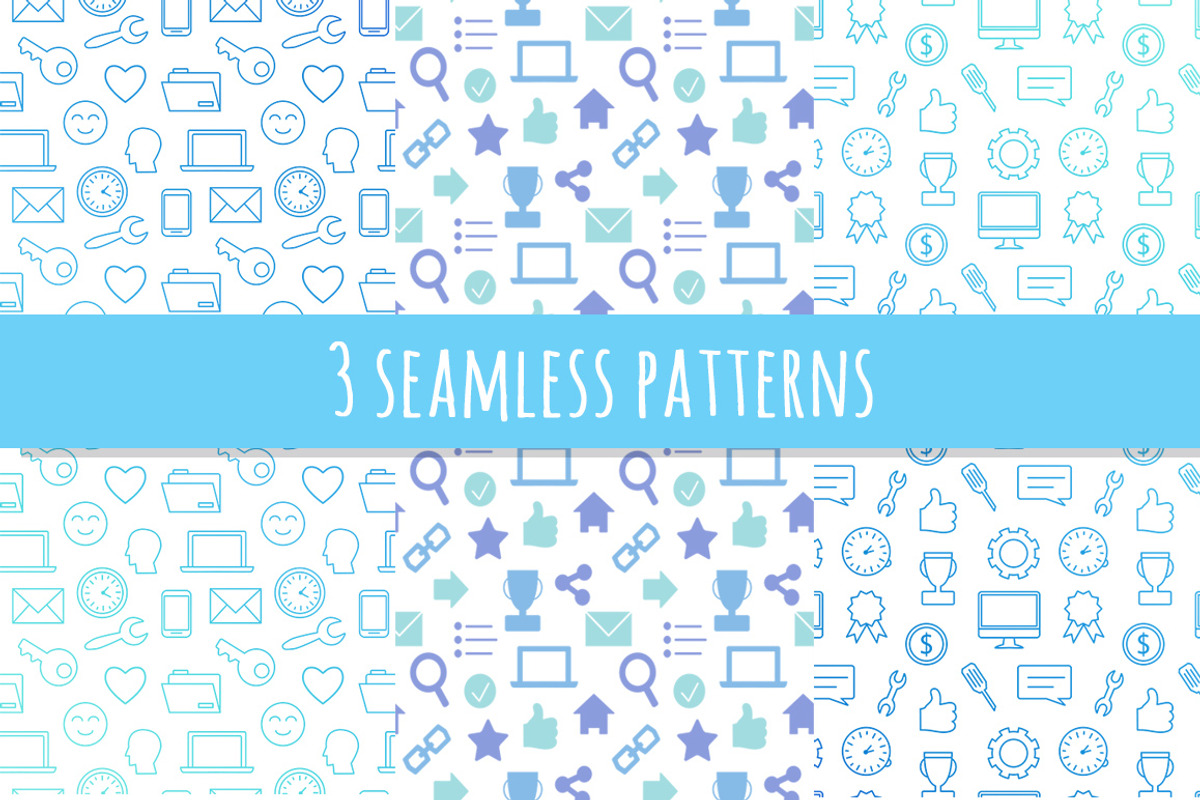 SEO Bundle: Icons, Patterns and More, an Outline Icon by Daria Volyanskaya (Photo 5 of 7)