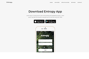 Entropy App Landing Page Template, an App Template by iothemes (Thumbnail 1 of 2)