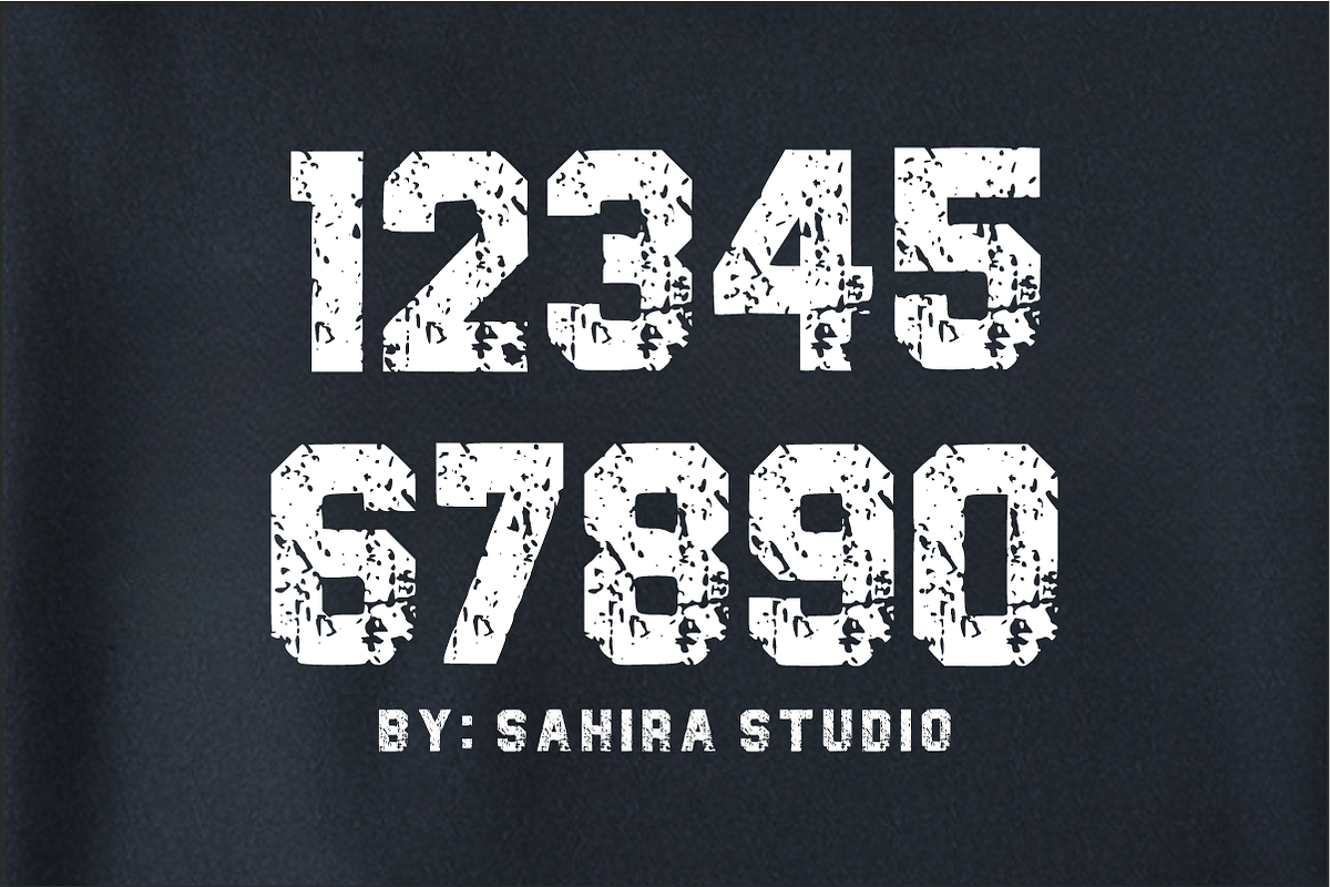 Grunge Sports - Distressed Athletic, a Sans Serif Font by Sahira Studio (Photo 7 of 7)