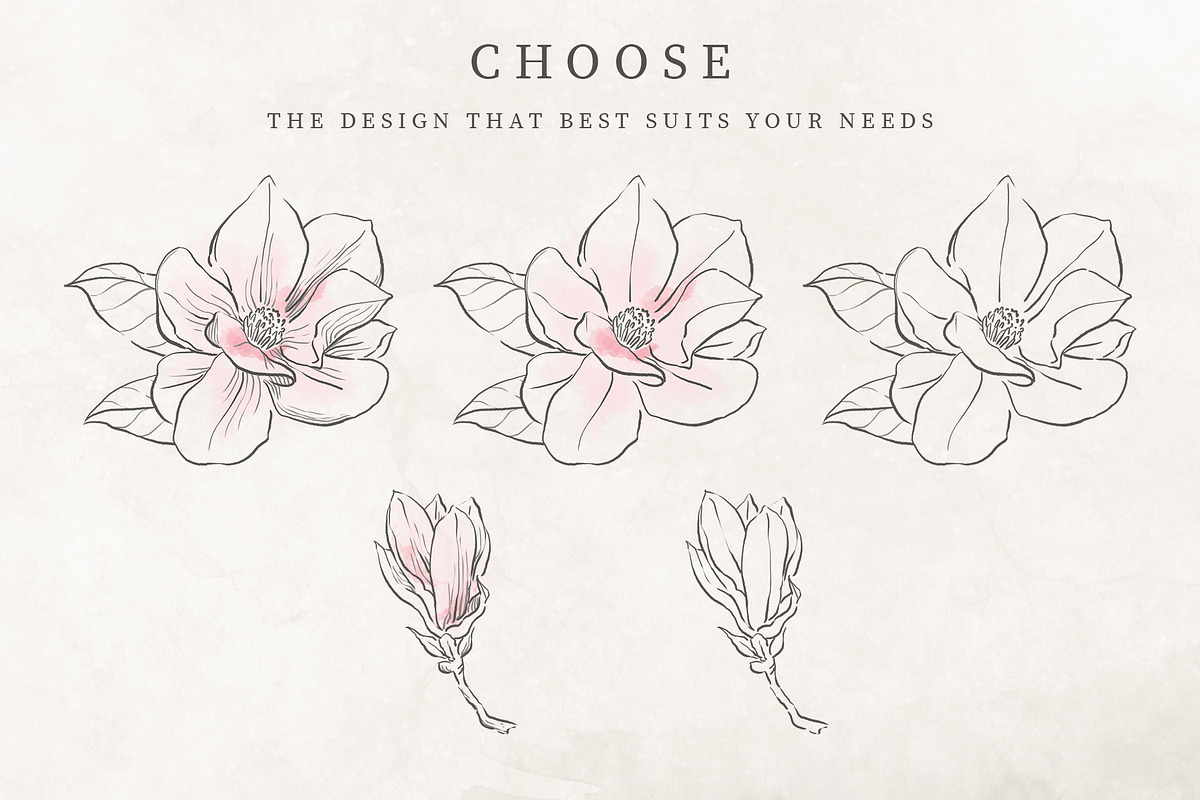 Wedding idea, Magnolia Collection, an Illustration by Bee_in_a_Nest (Photo 4 of 4)