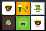 St. Patrick's Labels and Badges, a Decorative Illustration by Iryna Danyliuk (Thumbnail 4 of 6)