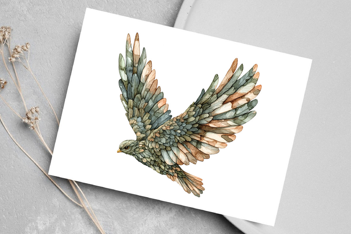 Watercolor Camo Patches Clipart, an Illustration by Canvas Craft (Photo 4 of 7)