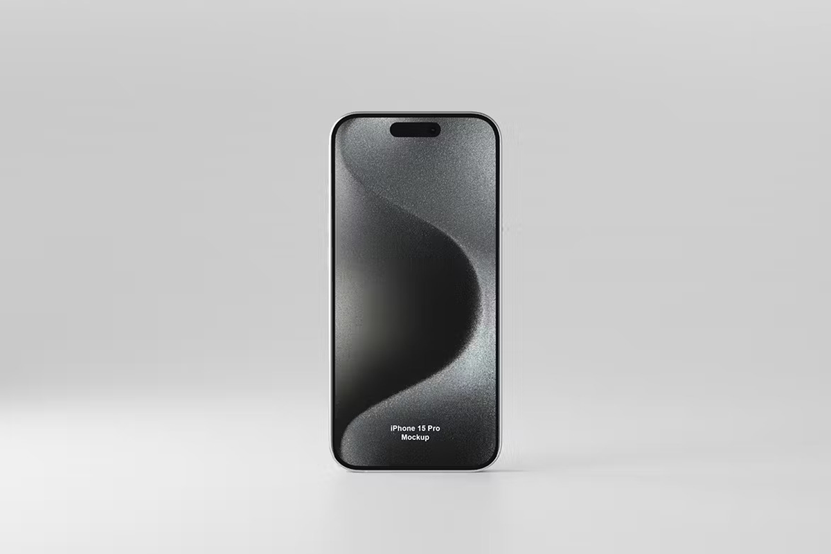11 Psd iPhone 15 Pro Mockup, an iPhone Mockup by Se٧enStudio (Photo 7 of 12)