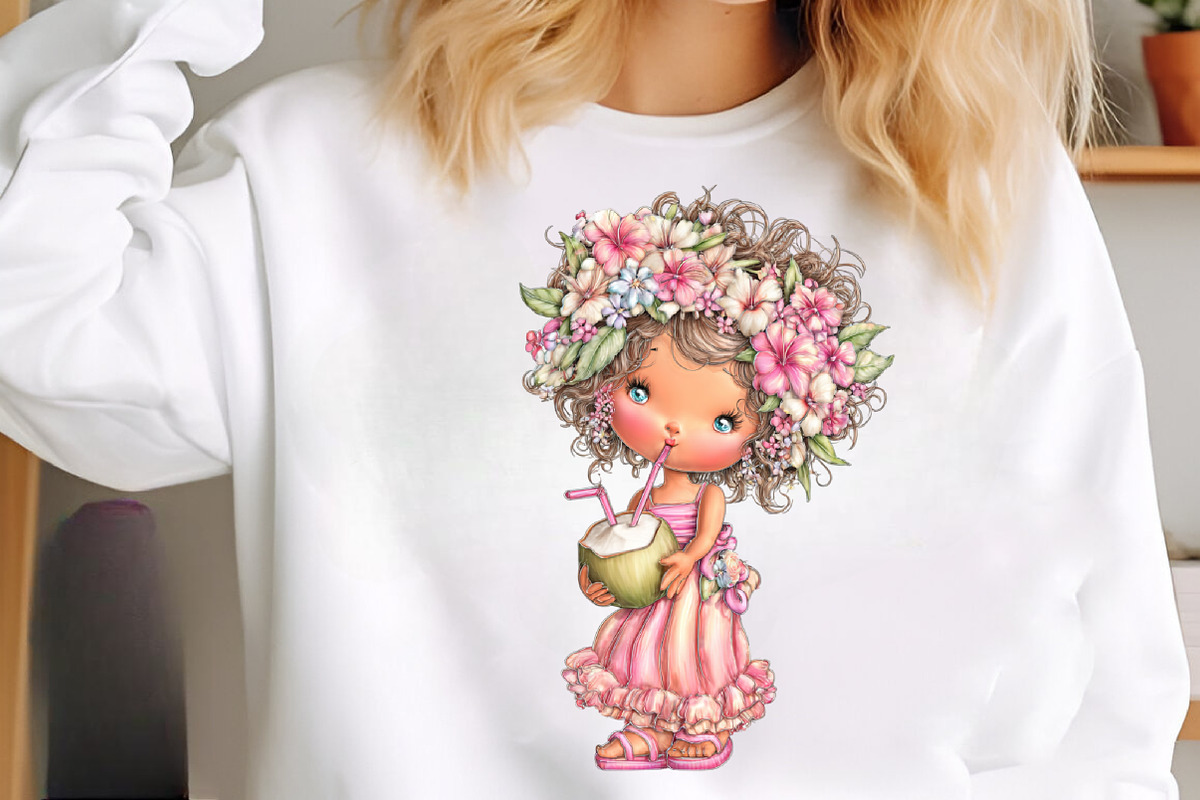 Summer Girls Png Clipart Bundle, an Illustration by SinaCreation (Photo 8 of 9)