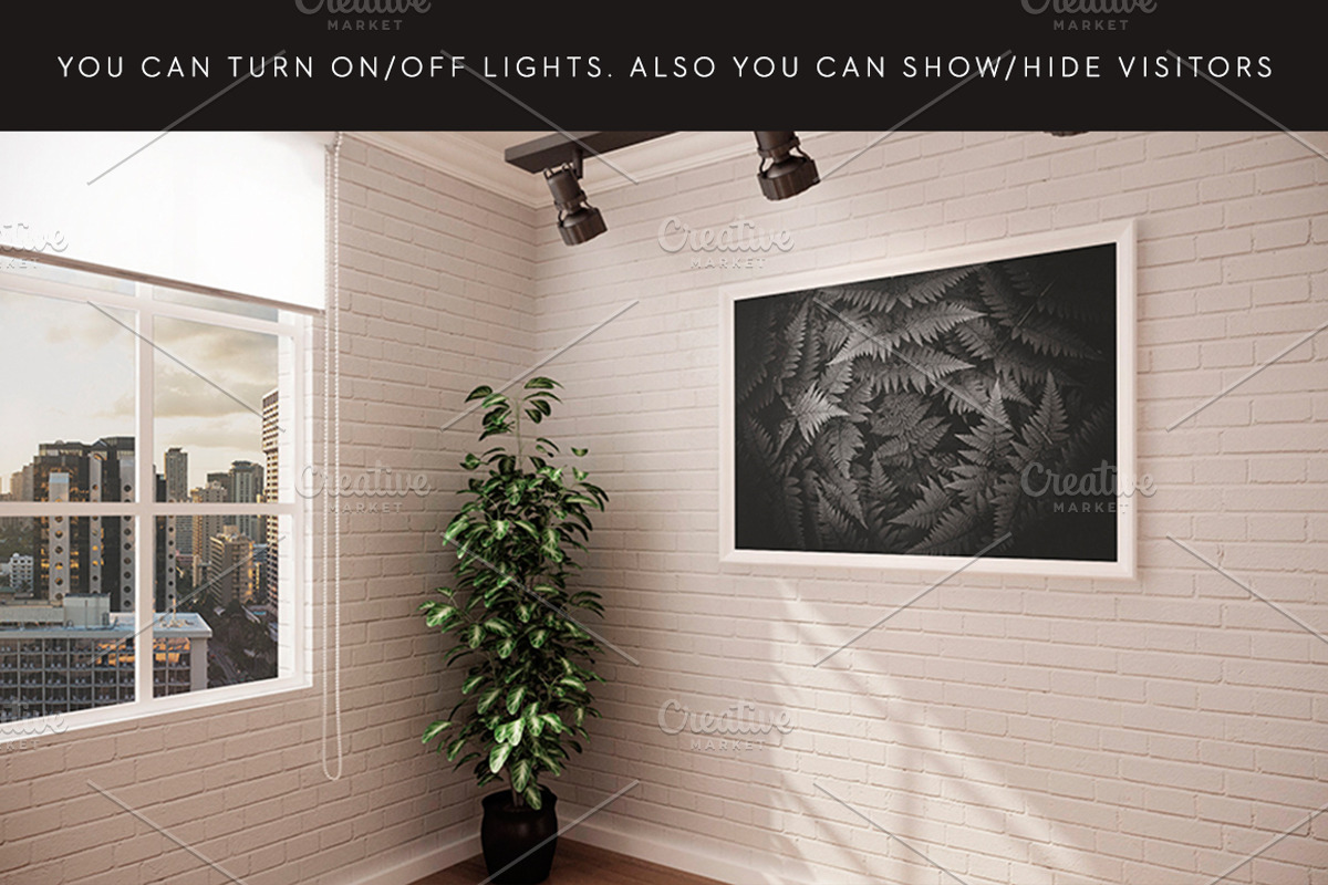 Gallery Mockup 2, a Print Template by Luuqas Design (Photo 3 of 6)