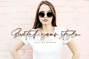 Monita Signature, a Script Font by AMINMARIO (Thumbnail 2 of 9)