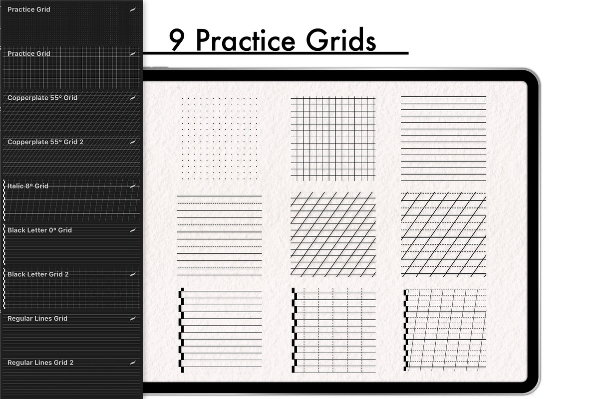 Calligraphy Practice Toolkit, a Brush Add-On by Magnatype (Photo 5 of 8)