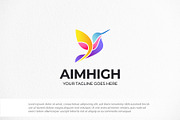 Vibrant Hummingbird Logo Template, a Branding & Logo Template by The Branding Fusion (Thumbnail 1 of 2)