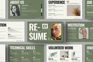 Digital Resume Presentation, a Presentation Template by ContestDesign