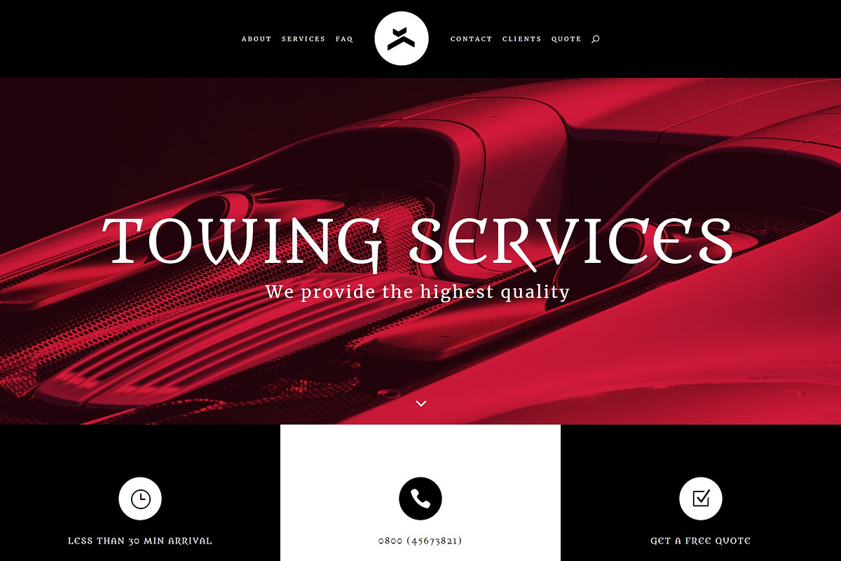 tow, a WordPress Template by gdo.com