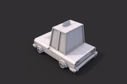 Low Poly Taxi Car, a Cars & Vehicle 3D Model by CreativeeArt (Thumbnail 8 of 8)