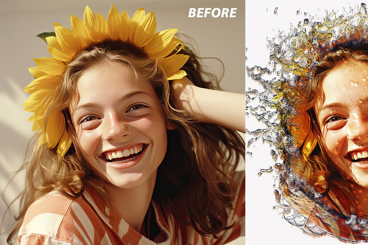 Abstract Splash Photoshop Effect, a Layer Style Add-On by 3d_model_tifotizi (Photo 2 of 3)