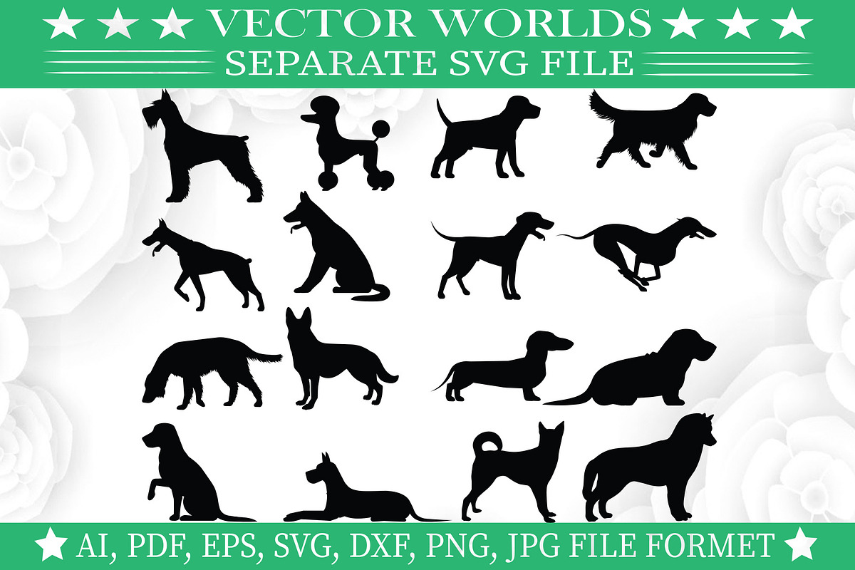 Dog Breeds Svg, Breeds, Dog Svg, an Object Graphic by VectorWorlds