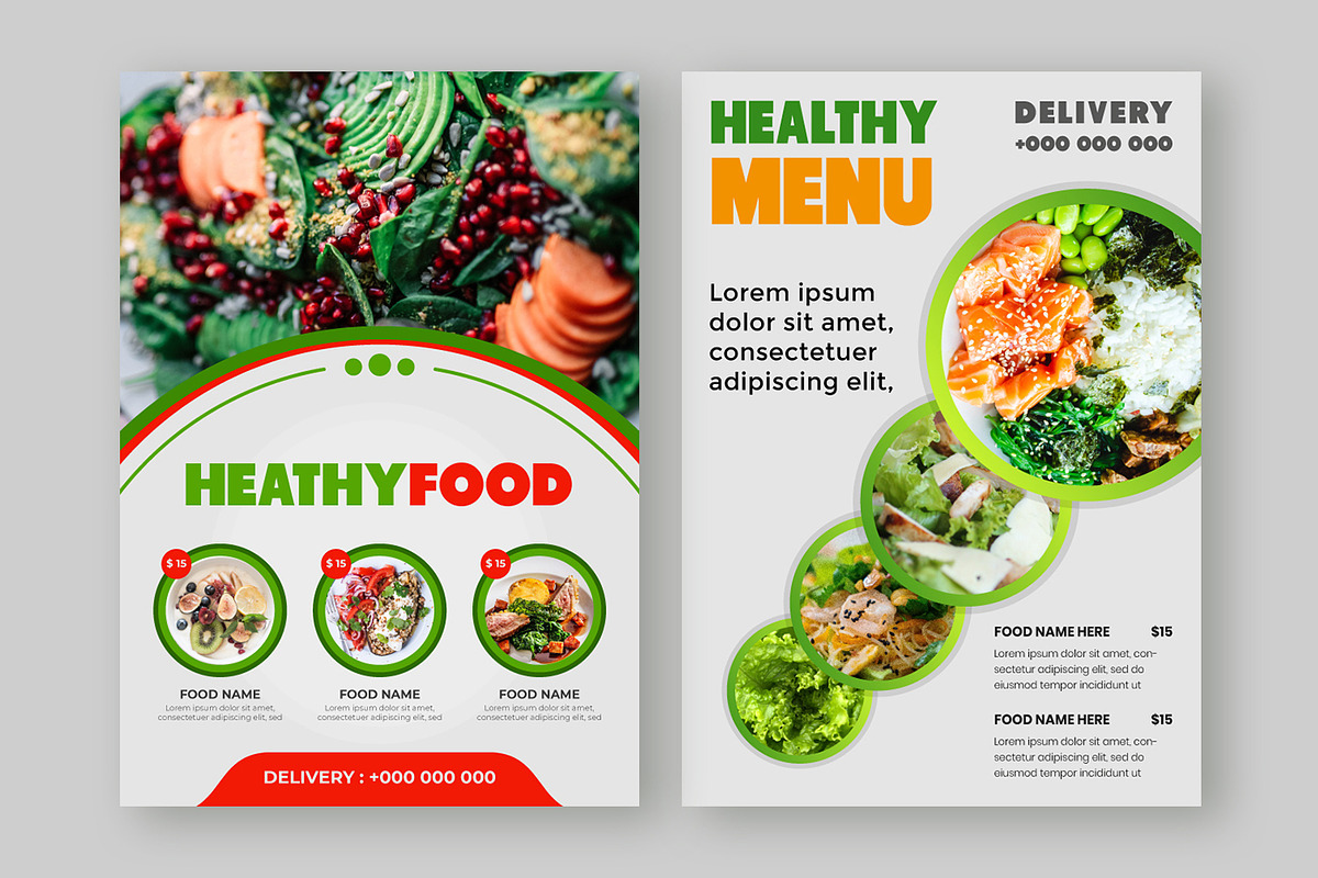 Food Flyer Templates 10 Design, a Flyer Template by thefutive (Photo 5 of 6)