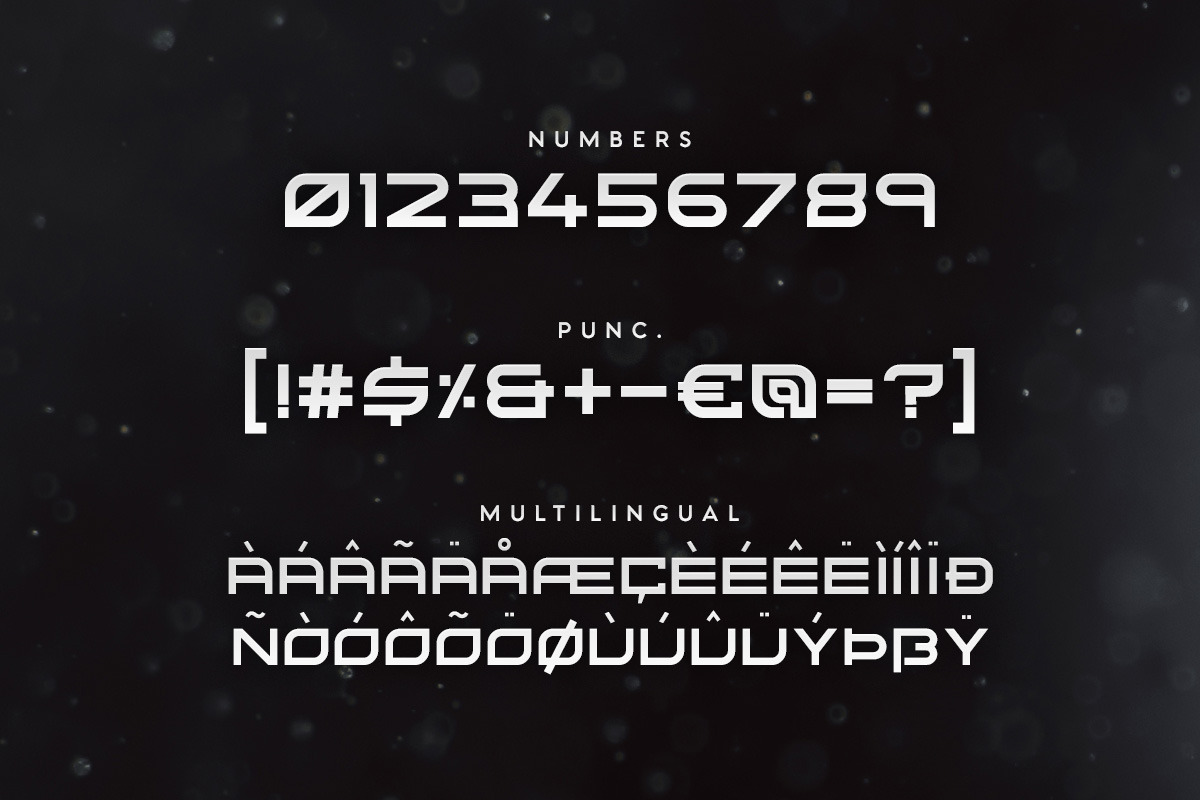 Kusanagi - Futuristic Font preview 4