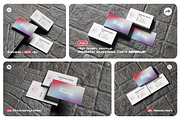 Realistic Business Card Mockup, an Advertising Mockup by My Code Std (Thumbnail 1 of 6)