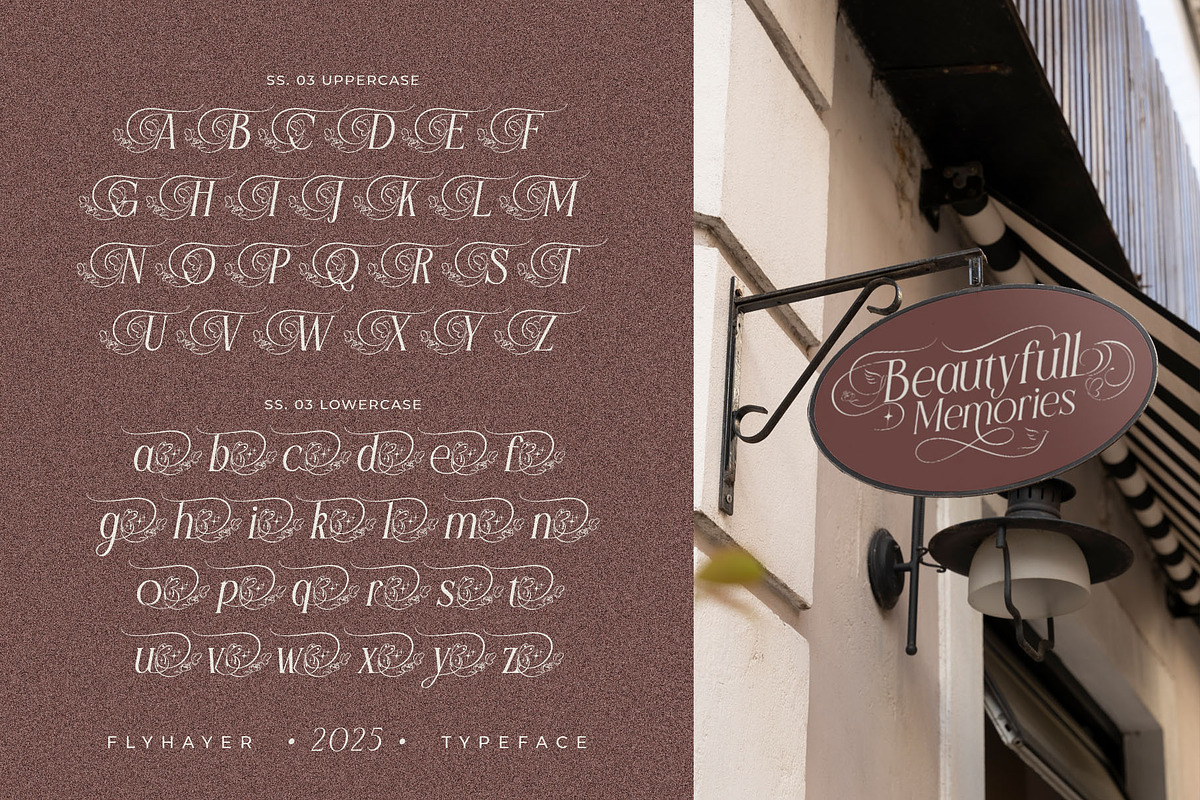Flyhayer Typeface, a Serif Font by alit design
