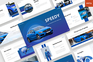 Speedy - Car PowerPoint Template