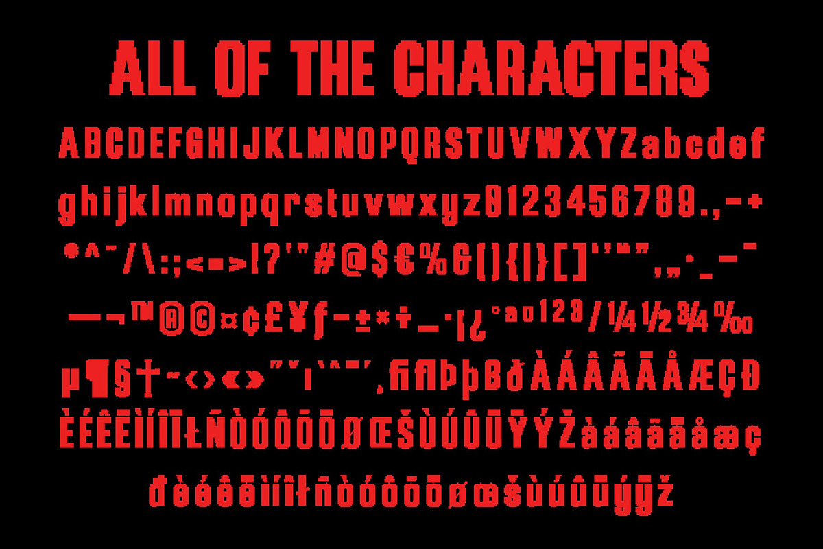 CS Brycel Semipixel, a Sans Serif Font by Craft Supply Co. (Photo 8 of 8)