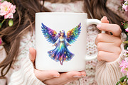 Iridescent Christmas Sublimation Png, an Illustration by RobertsArt (Thumbnail 3 of 7)
