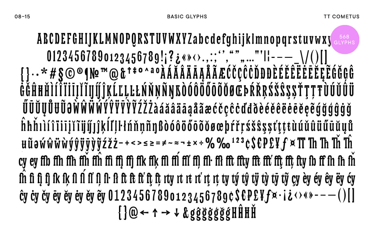 TT Cometus, a Sans Serif Font by TypeType (Photo 8 of 15)