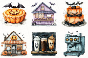 Halloween Sweets Café Clipart, an Illustration by OK Design (Thumbnail 3 of 5)