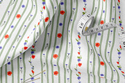 Wildflowers, stripes, checks bandle, a Pattern Graphic by Oksana Dovhopol Art (Thumbnail 9 of 23)