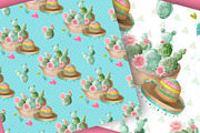 Cute Llamas digital paper pack, a Pattern Graphic by designloverstudio (Thumbnail 3 of 7)