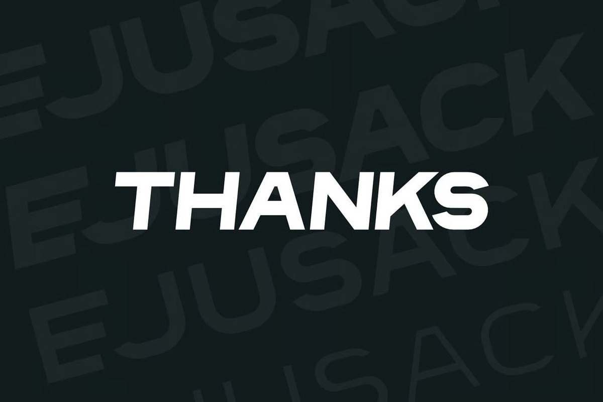 Ejusack, a Sans Serif Font by Auliacreative (Photo 4 of 6)