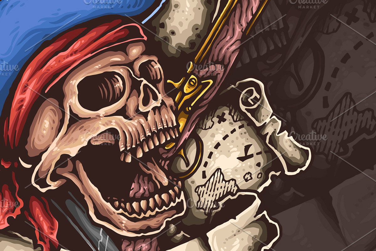 Pirate Skull, an Illustration by TSV Art Collective (Photo 1 of 3)