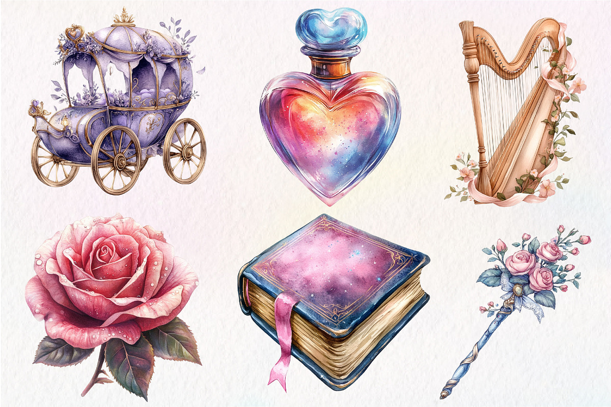 Fairytale Wonderland Clipart, an Illustration by Dream Creation (Photo 4 of 6)