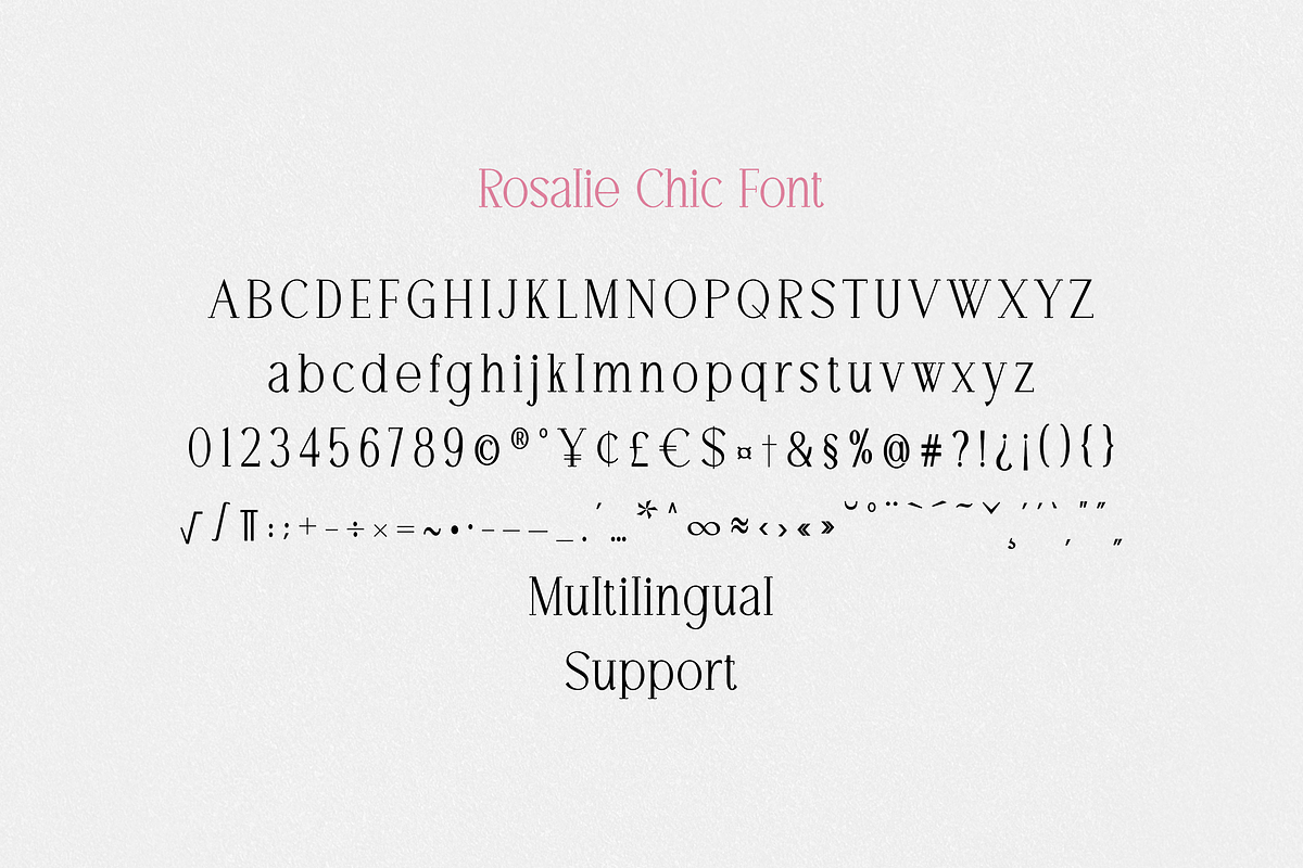 Rosalie Chic Serif, a Serif Font by gafaroff studio (Photo 6 of 6)