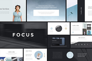 Focus PowerPoint Template GIFT