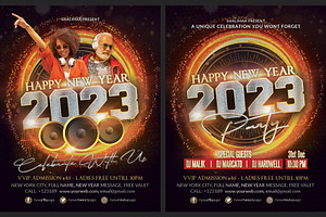 New Year NYE Eve Flyer 2023