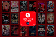 20 Sexy Party Flyer Bundle, a Social Media Template by PopotLane (Thumbnail 1 of 3)