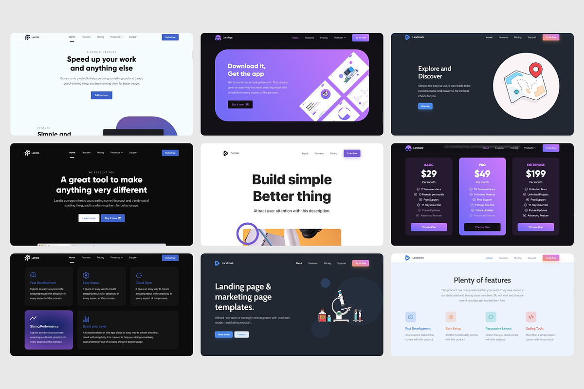 Cutekit - Eye catching Landing pages, a HTML Template by mivfx (Photo 1 of 3)