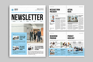 Newsletter Template, a Brochure Template by E-Type
